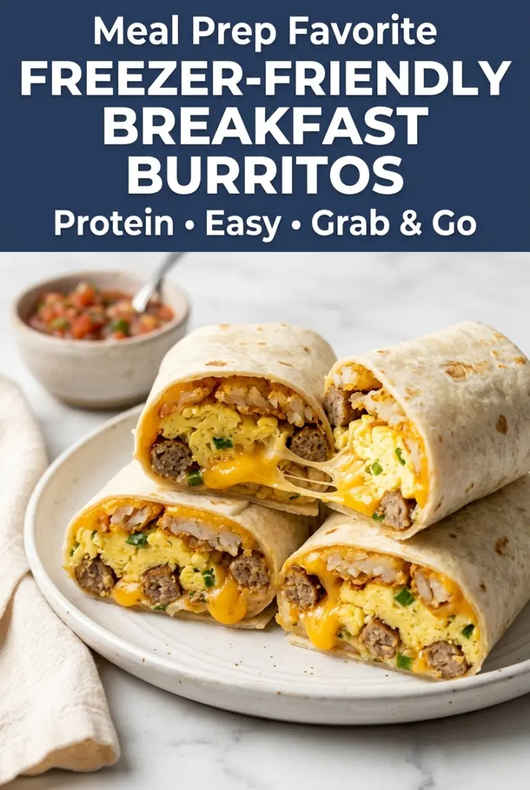 Freezer-Friendly Breakfast Burritos
