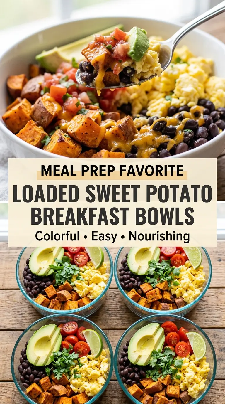 Loaded Sweet Potato Breakfast Bowls
