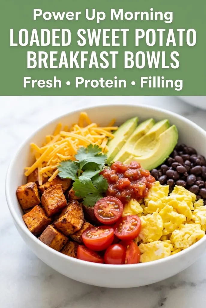 Loaded Sweet Potato Breakfast Bowls