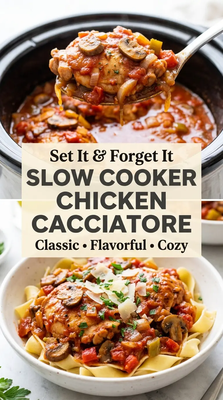 Slow Cooker Chicken Cacciatore