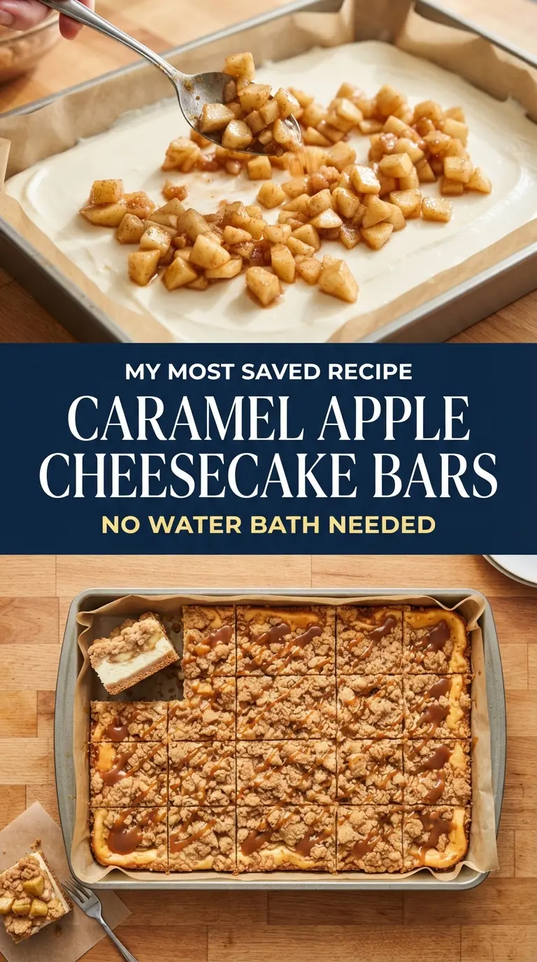 Caramel Apple Cheesecake Bars with Brown Sugar Streusel, creamy apple, crumbly