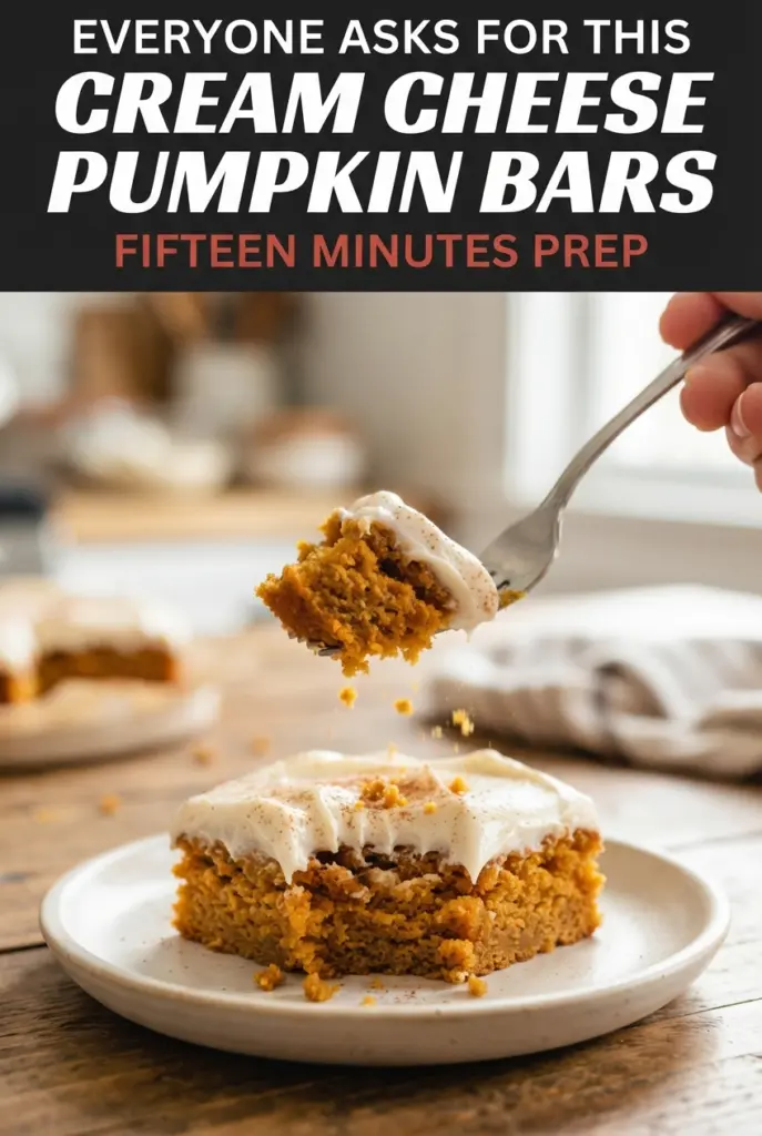 Classic Pumpkin Bars with Cream Cheese Frosting (Sheet Pan)