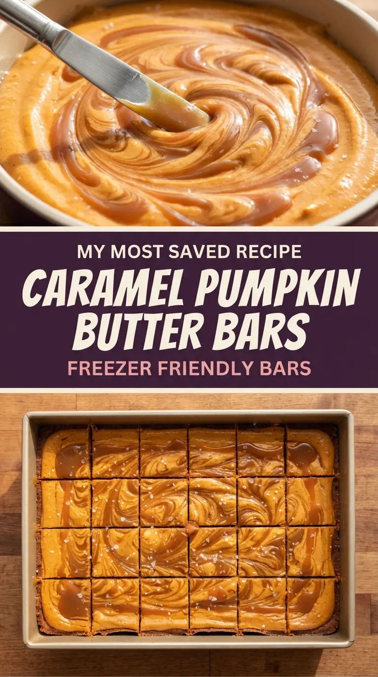 Caramel Pumpkin Butter Bars