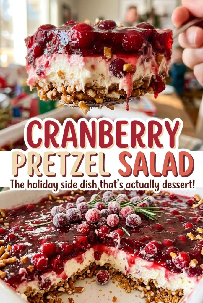 Cranberry Pretzel Salad