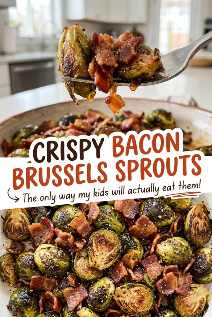 Crispy Bacon Brussels Sprouts
