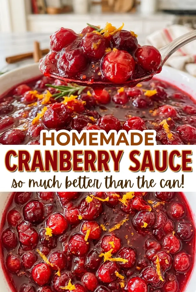 Homemade Cranberry Sauce
