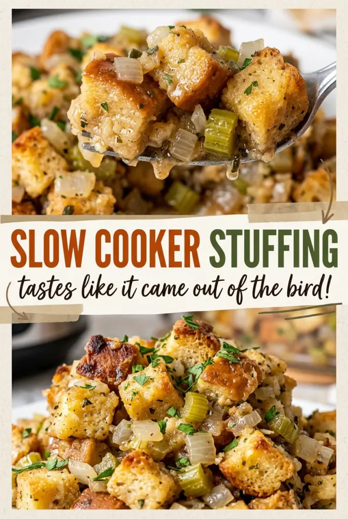 Slow Cooker Stuffing