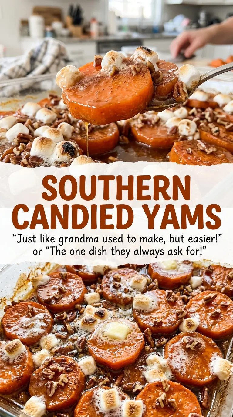 Southern Candied Yams glossy syrup-coated rounds