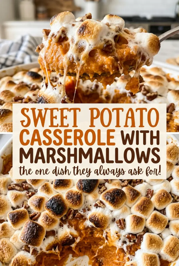 Sweet Potato Casserole with Marshmallows